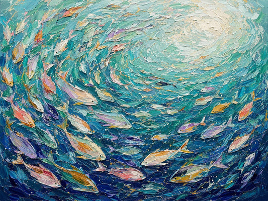 Banco di Pesci nell’Oceano: vista 2 del prodotto