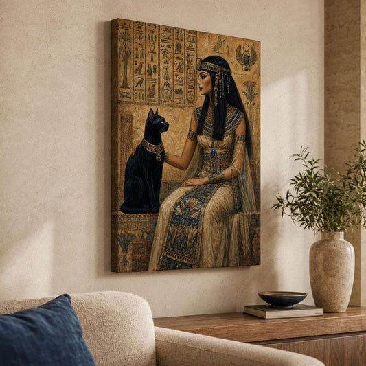 Cleopatra con Gatto Nero: vista 2 del prodotto