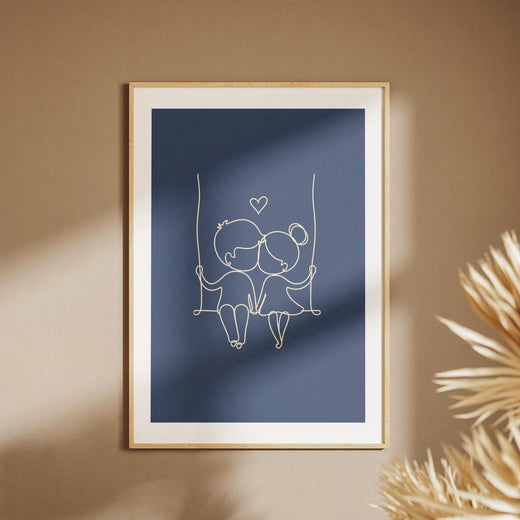 Dondolo d’Amore – Quadro astratto