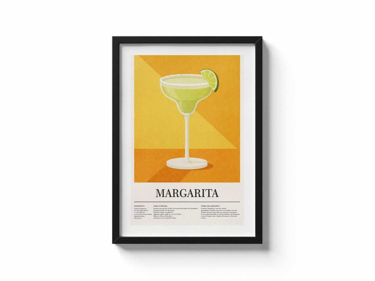 Poster Margarita Vintage: vista 4 del prodotto