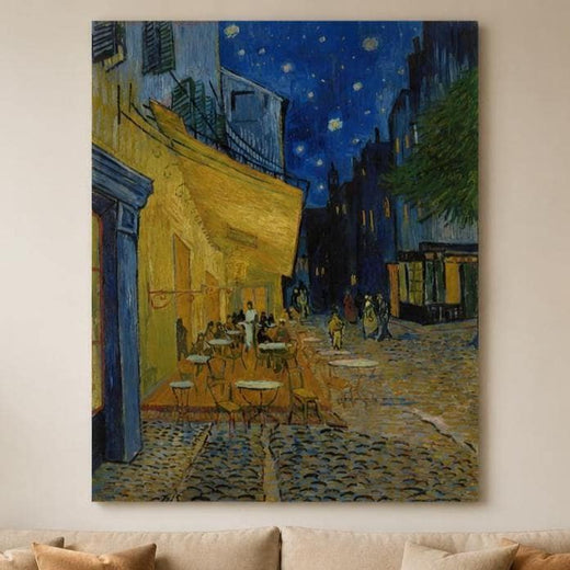 Terrazza del caffè la sera di Van Gogh – Stampa d’arte