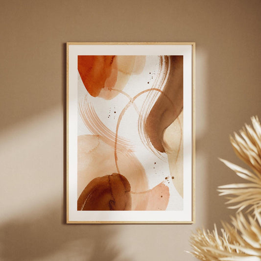 Armonia Terracotta: stampa artistica da parete