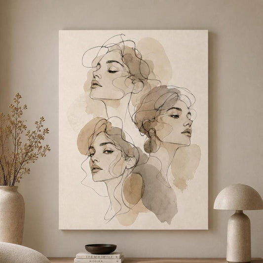 Linee dell’Anima: stampa artistica da parete