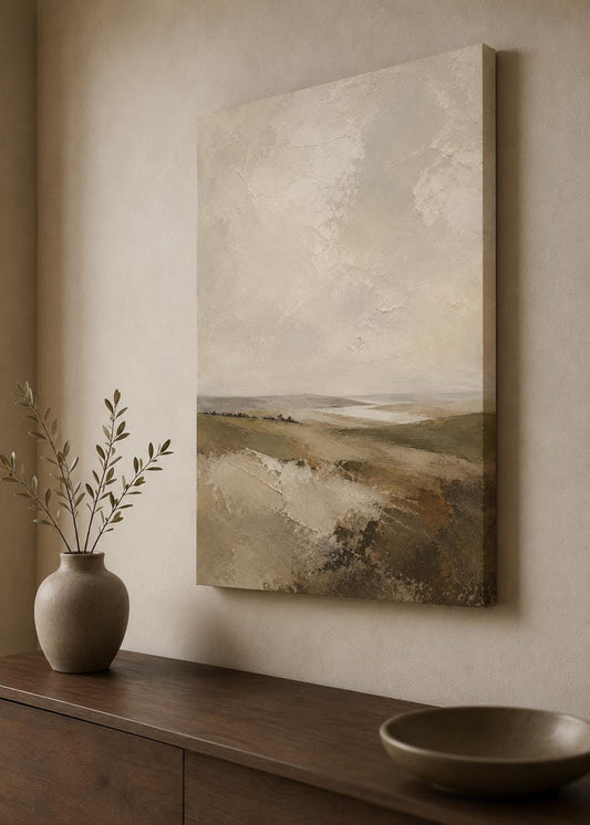 Paesaggio Astratto Beige e Tortora: vista 2 del prodotto