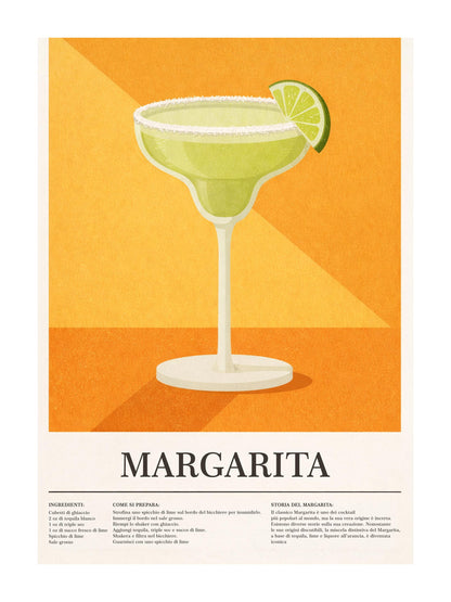 Poster Margarita Vintage: vista 3 del prodotto