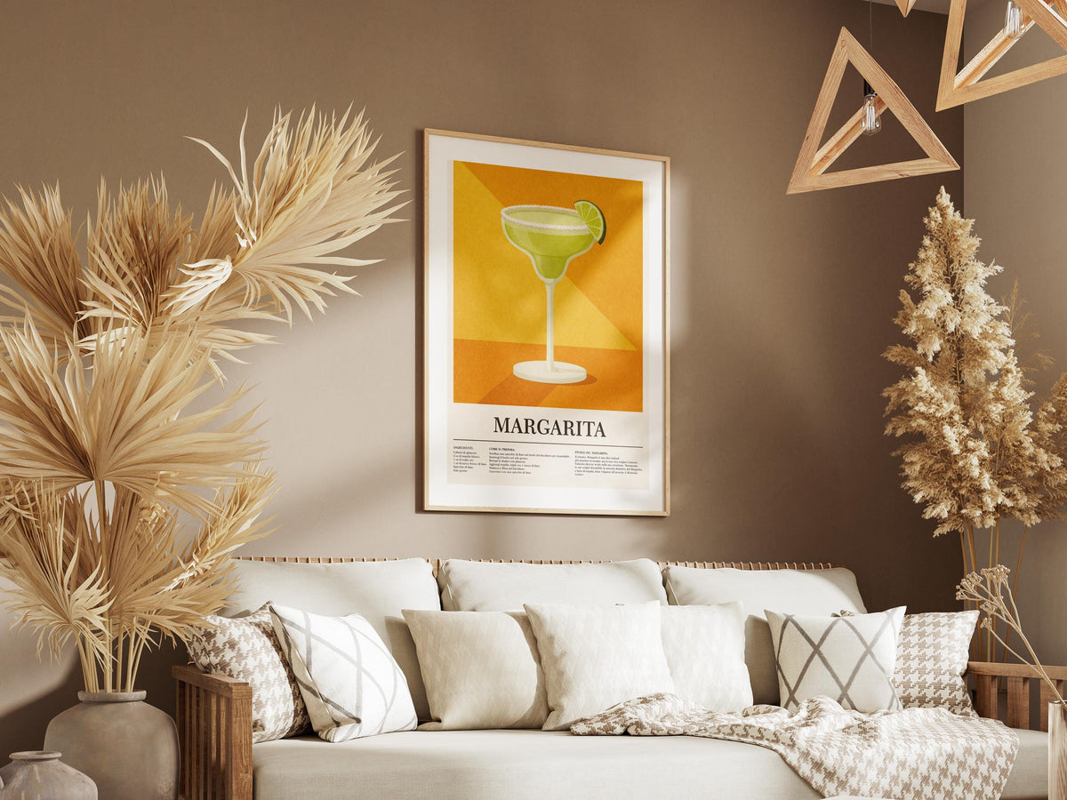 Poster Margarita Vintage: vista 2 del prodotto