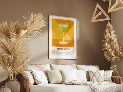 Poster Margarita Vintage: vista 2 del prodotto