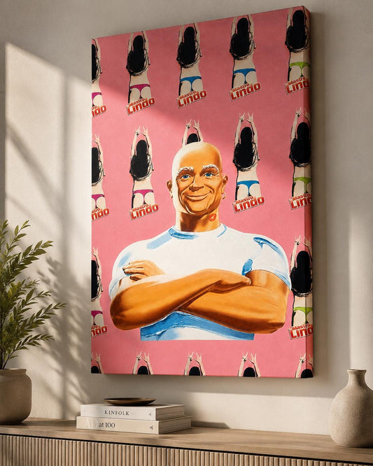 Quadro Pop Art Uomo Muscoloso: vista 2 del prodotto