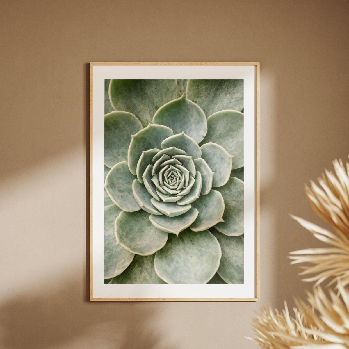 Geometria Verde: stampa artistica da parete