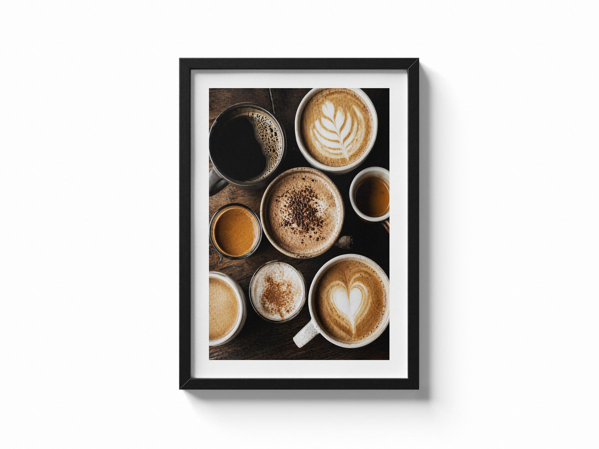 Quadro caffè e cappuccino per cucina: vista 5 del prodotto