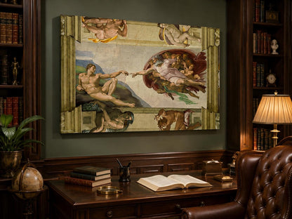 Creazione di Adamo di Michelangelo: vista 4 del prodotto