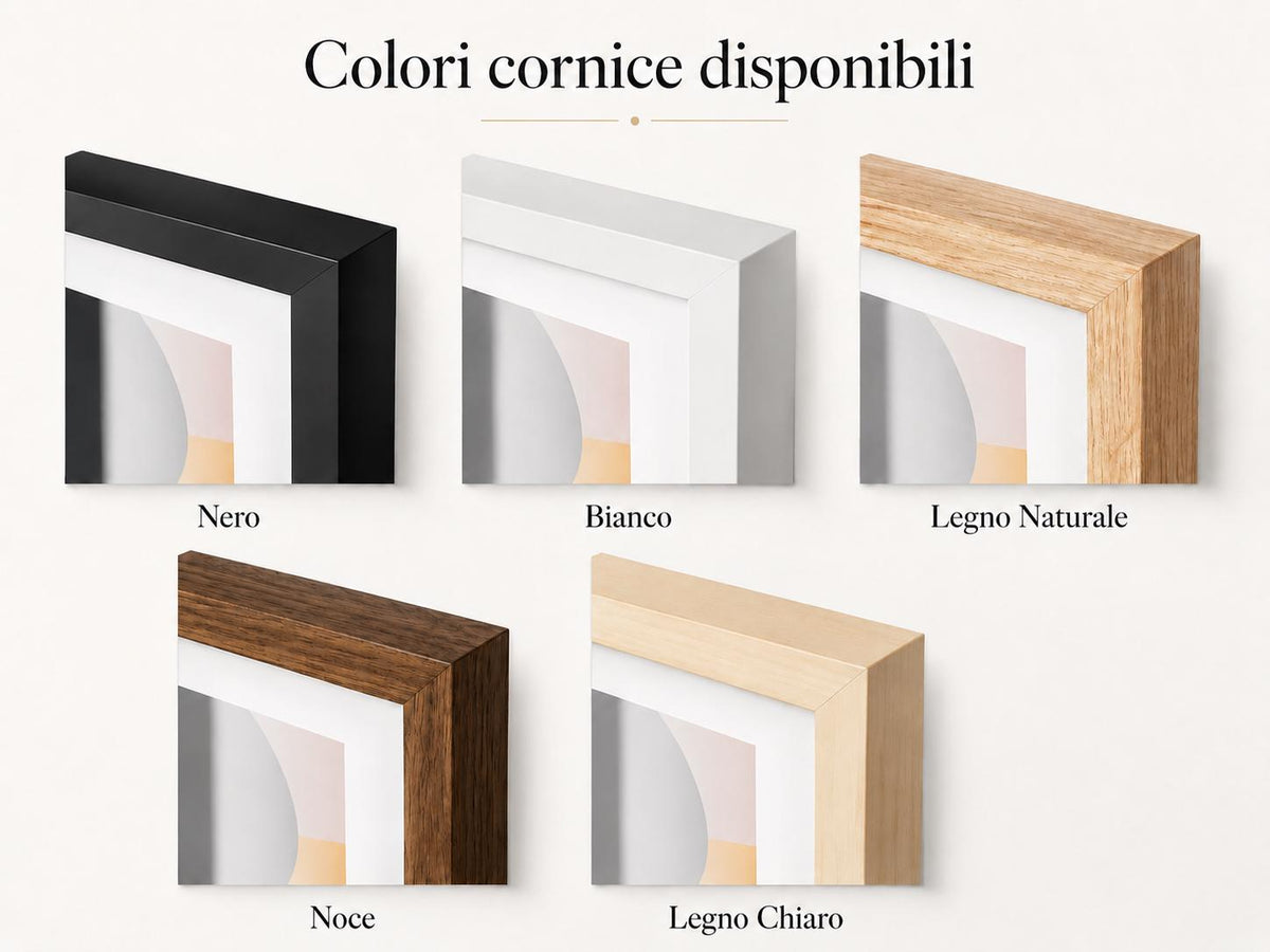 Quadro donna astratta elegante nero e oro: vista 8 del prodotto