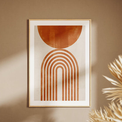 Portale del Sole Terracotta: stampa artistica da parete