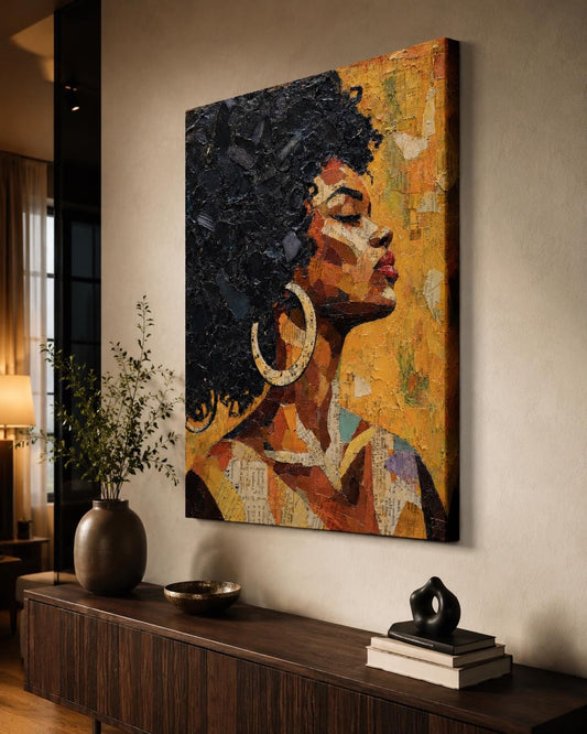Donna con Capelli Afro: vista 2 del prodotto