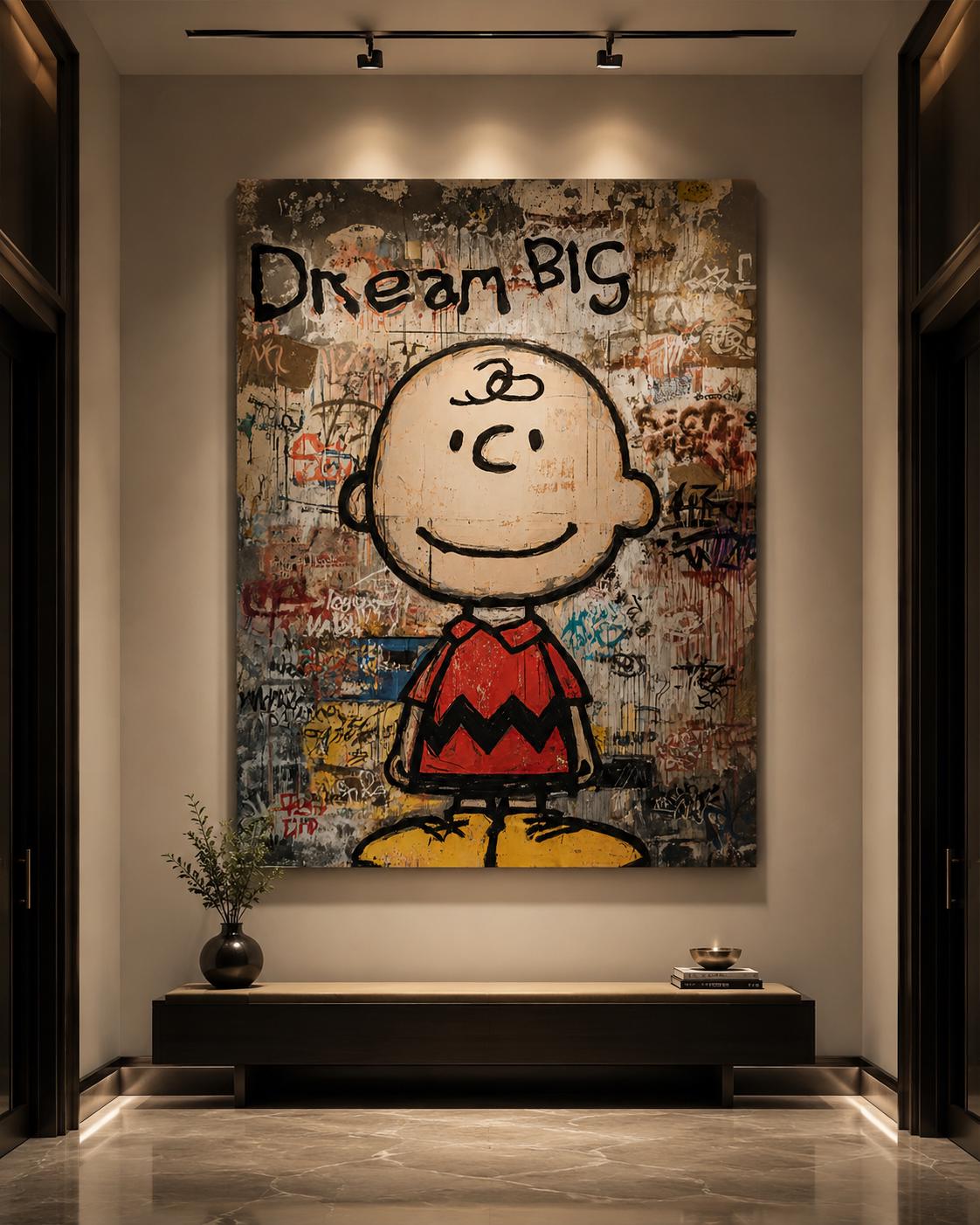 Quadro Dream Big Street Art: vista 5 del prodotto