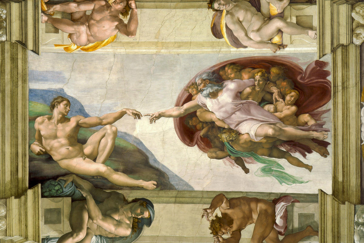 Creazione di Adamo di Michelangelo: vista 2 del prodotto