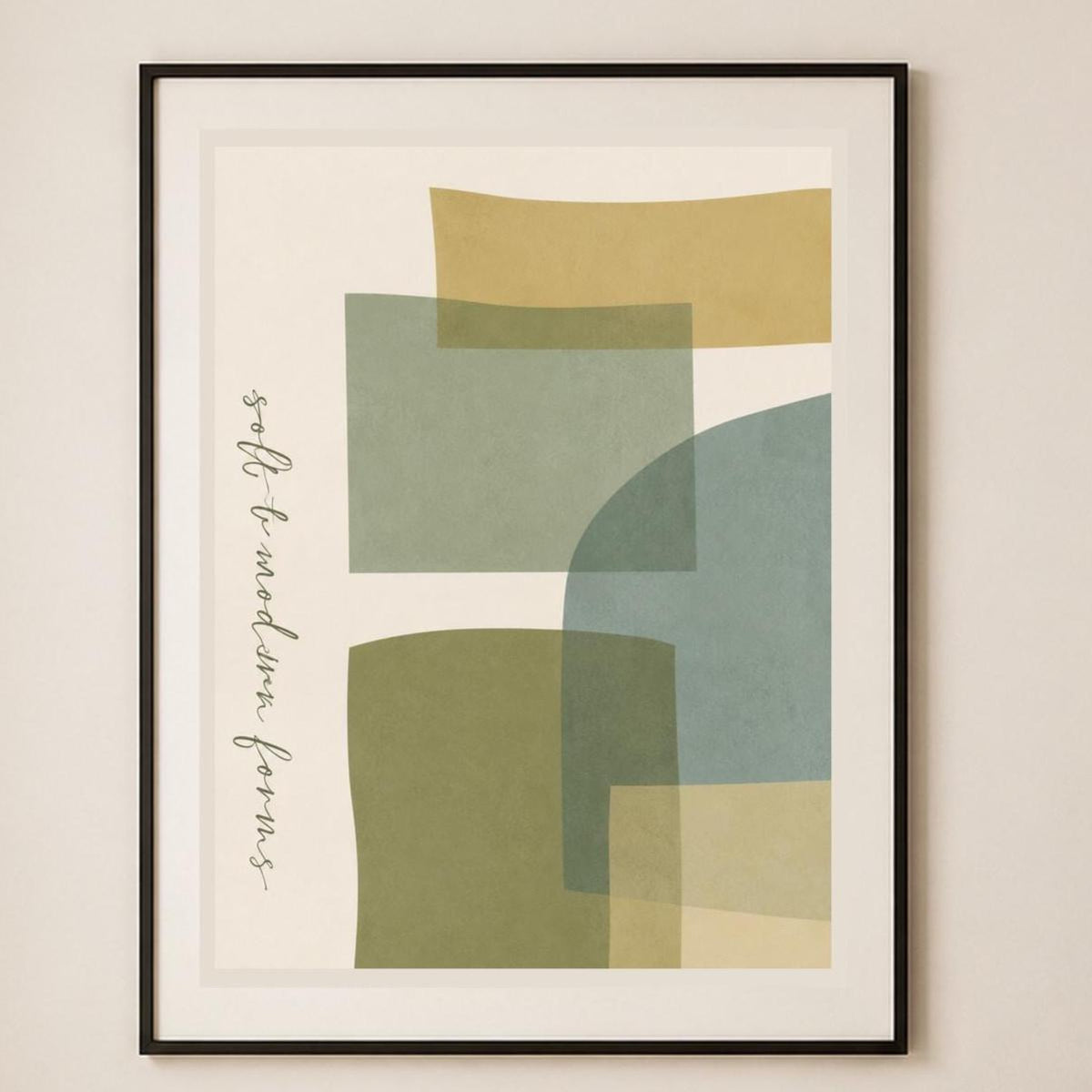 Forme morbide moderne, stampa digitale geometria soft