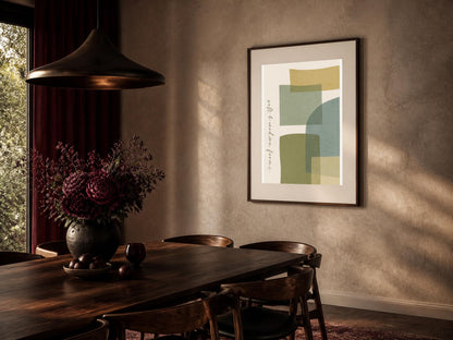 Forme morbide moderne, stampa digitale geometria soft
