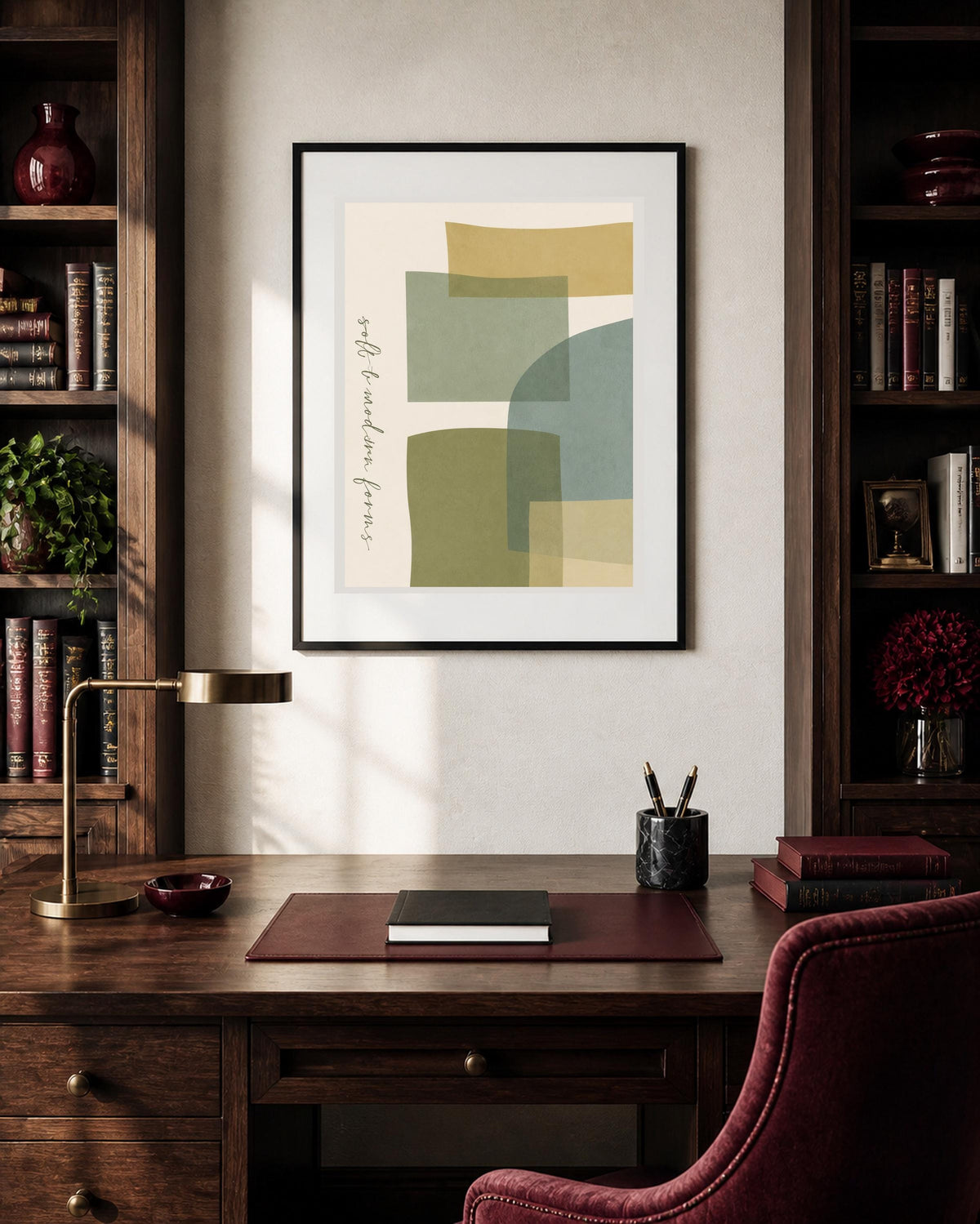Forme morbide moderne, stampa digitale geometria soft