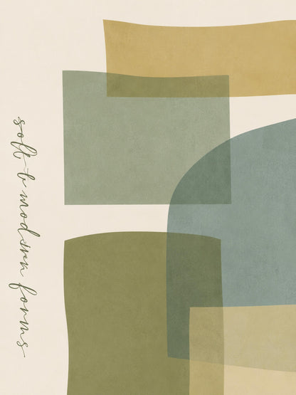 Forme morbide moderne, stampa digitale geometria soft