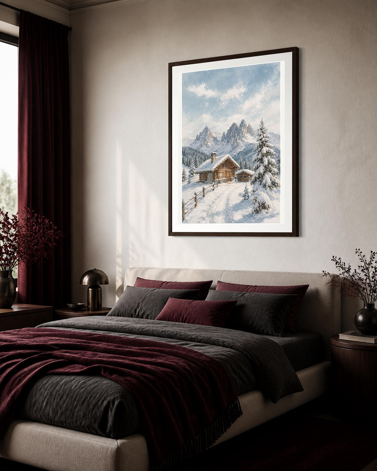 Rifugio nella Neve – Stampa digitale da parete