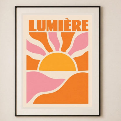 Lumière, Sole sul Mare – Stampa digitale da parete