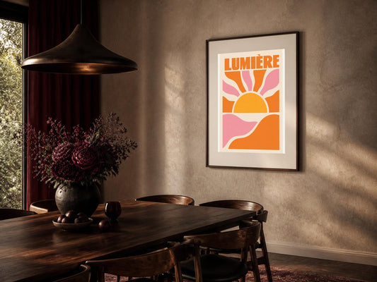 Lumière, Sole sul Mare – Stampa digitale da parete