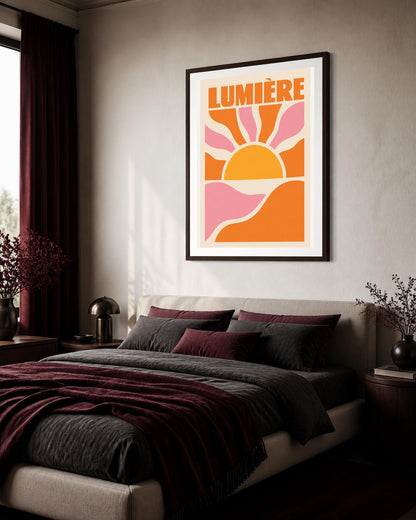 Lumière, Sole sul Mare – Stampa digitale da parete