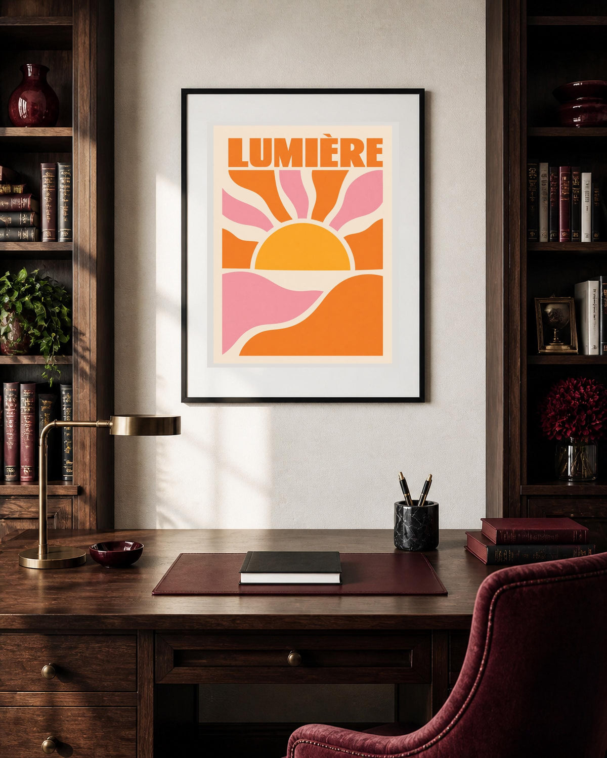 Lumière, Sole sul Mare – Stampa digitale da parete