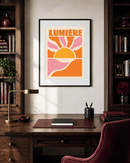 Lumière, Sole sul Mare – Stampa digitale da parete