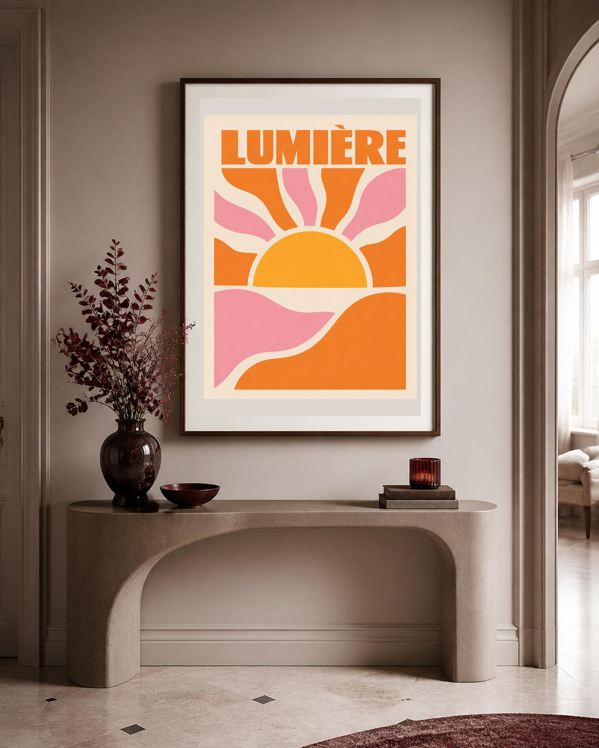 Lumière, Sole sul Mare – Stampa digitale da parete