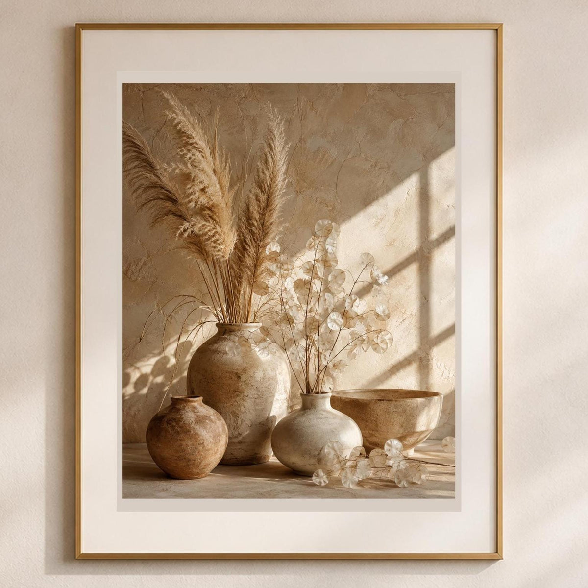 Poster digitale vasi in ceramica con fiori secchi - Ceramiche al Sole, file da stampare