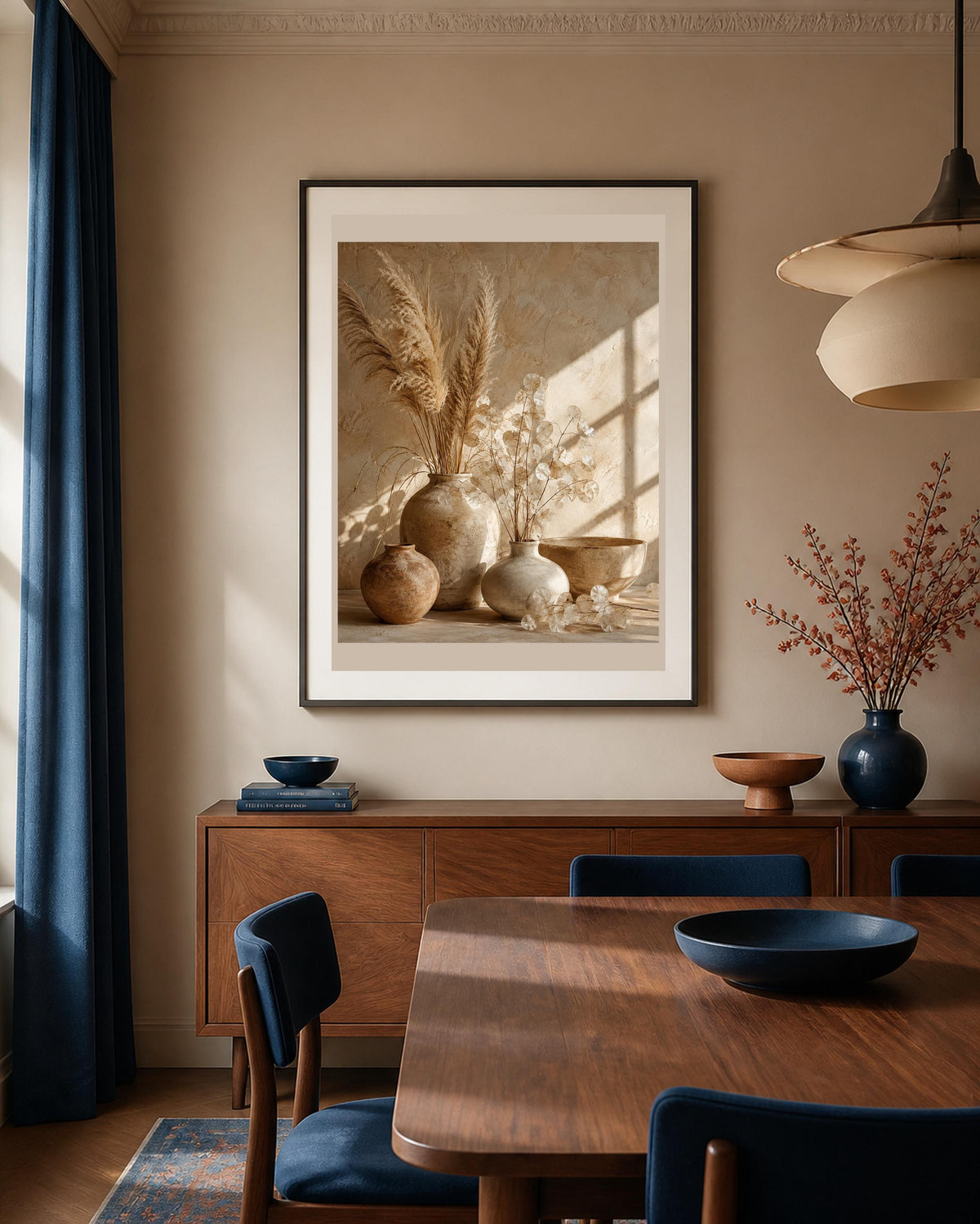 Poster digitale vasi in ceramica con fiori secchi - Ceramiche al Sole, file da stampare