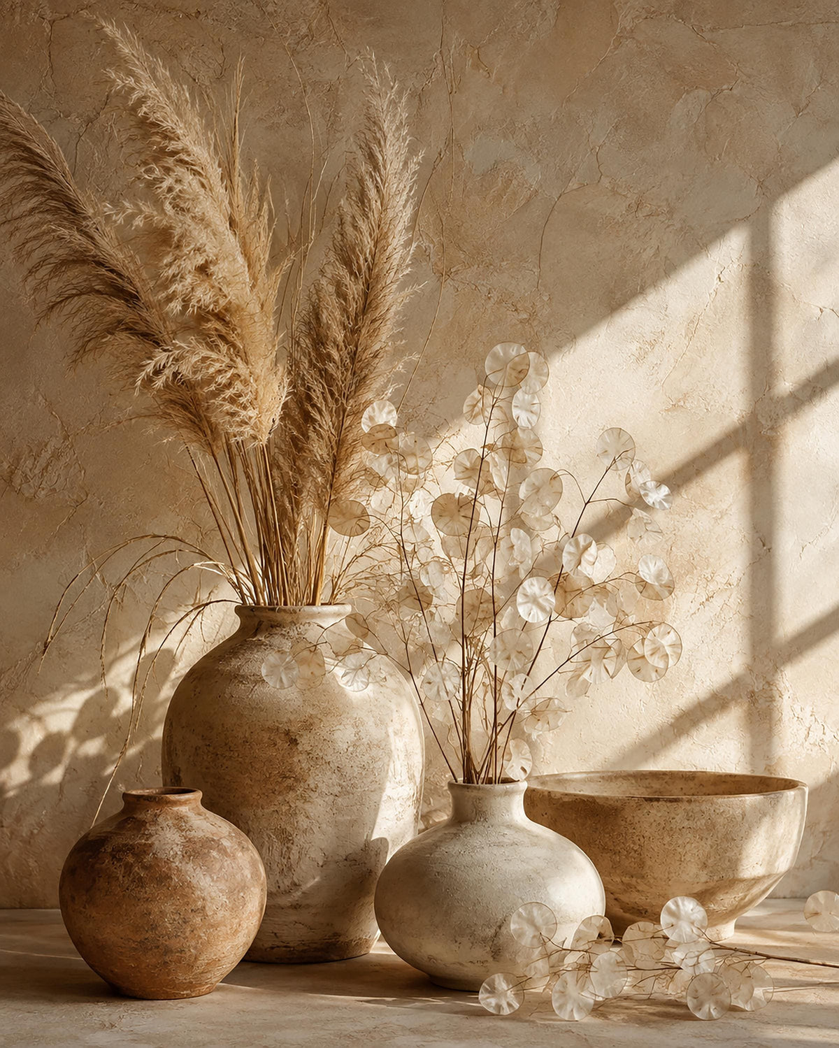 Poster digitale vasi in ceramica con fiori secchi - Ceramiche al Sole, file da stampare