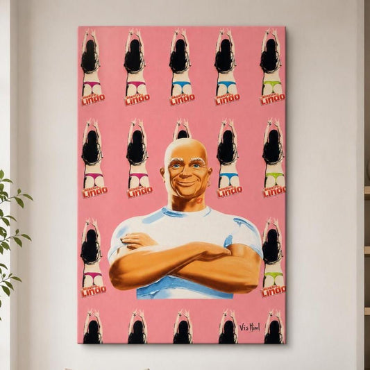 Quadro Pop Art Uomo Muscoloso: stampa artistica da parete