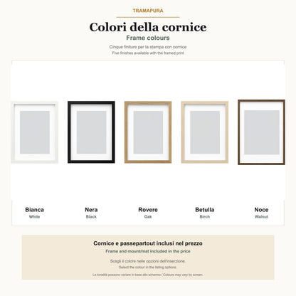 Magnolie d'Avorio, arte botanica — stampa senza cornice, stampa incorniciata o tela